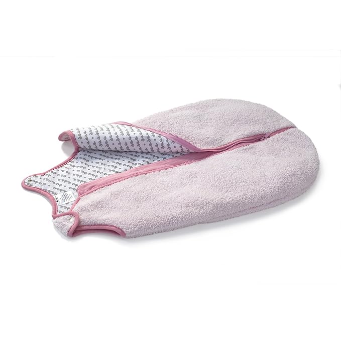 baby deedee Sleep Nest Teddy Baby Sleeping Bag, Pink, Medium (6-18 Months)-CubbioJoy