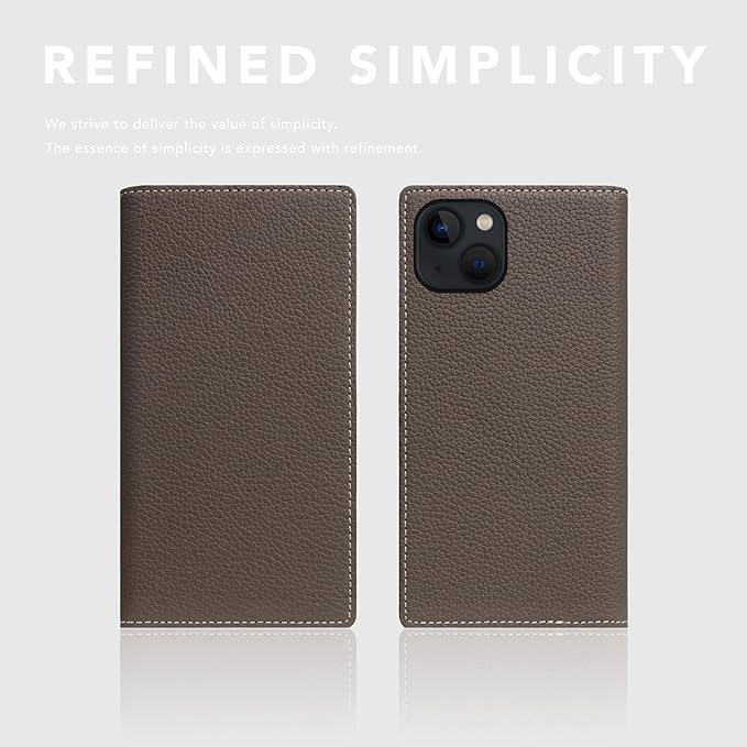 D8 Full Grain Leather Wallet Case for iPhone 15 Plus - [2-in-1] Handcrafted Detachable Diary Style with Magnetic MagSafe Back Cover, Gift Box Included (Etoffe Cream)-CubbioJoy