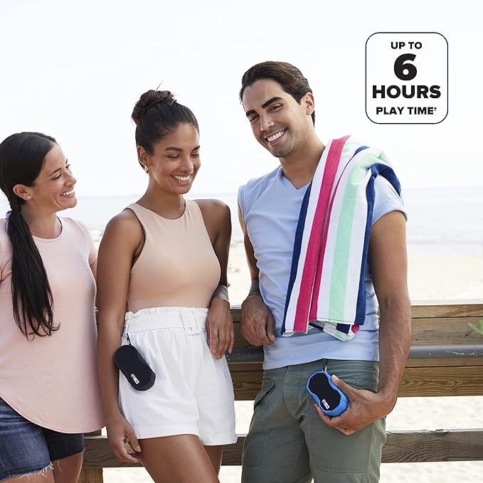 Altec Lansing Baby Boom XL - Waterproof Bluetooth Speaker, Wireless & Portable Speaker for Travel & Outdoor Use, Deep Bass & Loud Sound, 1 Pack, Blue-CubbioJoy