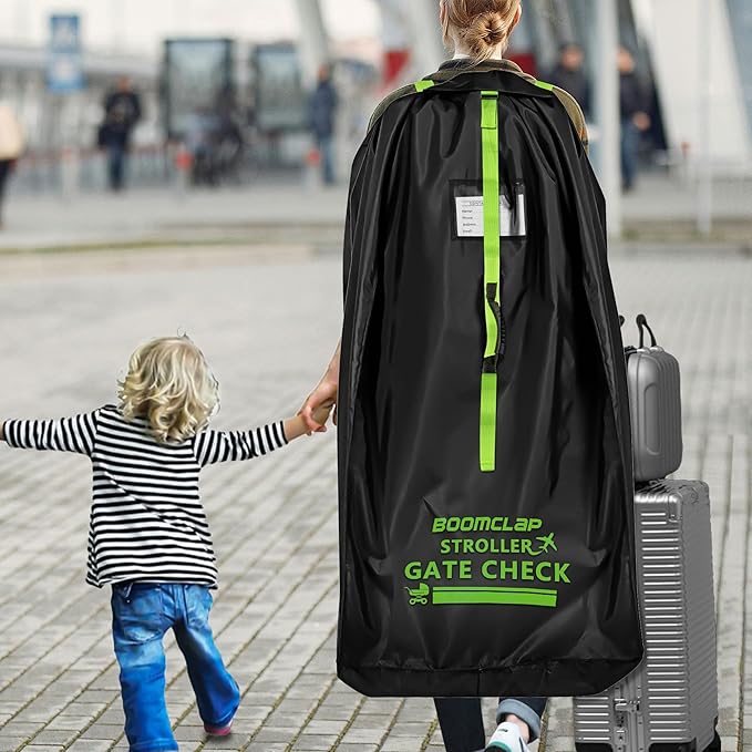 BOOMCLAP Durable stroller travel bag for airplane,stroller bag carseat cover for Double/Single/Jogging Strollers,Waterproof stroller gate check bag-CubbioJoy