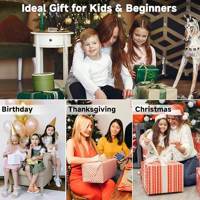 Digital Camera,4K Vlogging Camera for YouTube Autofocus 44MP FHD Camera,16X Digital Zoom Cheap Point and Shoot Digital Camera with 64GB Card for Kids Boys Girls Teens Adult Beginners,2 Batteries(Blue)-CubbioJoy