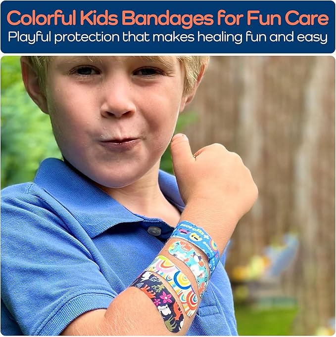 KEEP>GOING KeepGoing Small Travel First Aid Kit Kids – 60 Pc. Mini First Aid Kit for Purse, Diaper Bag, & Backpack with Latex-Free Bandages – 4 Oz., & 4.5 x 3.5 x 2 in, TSA-Approved-CubbioJoy