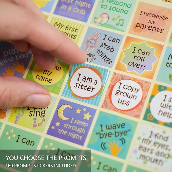 Keepsake Baby Memory Book with Keepsake Box Girl Boy - Timeless Leather-Bound Baby Milestone Book | Baby Book Keepsake and Baby Photo Memory Box to Record Baby Shower to Age 5 - Beautiful Gift-CubbioJoy