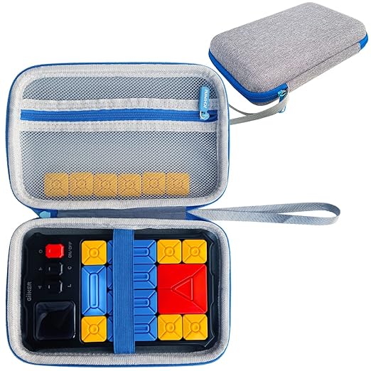 JCHPINE Hard Carrying Case for GiiKER Super Slide Brain Games, Protective Storage Holder for GiiKER Brain Teaser Puzzles Interactive Handheld Game Console Accessories (Blue Case Only)-CubbioJoy