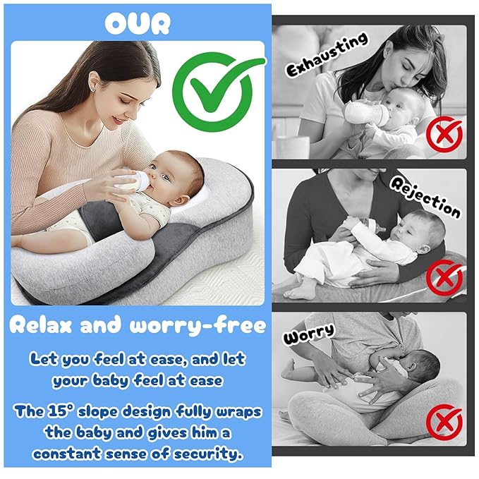 2026 New Rest Nest Baby Lounger Pillow, Baby Lounger Pillow for Infant Support Cushion Reflux-CubbioJoy