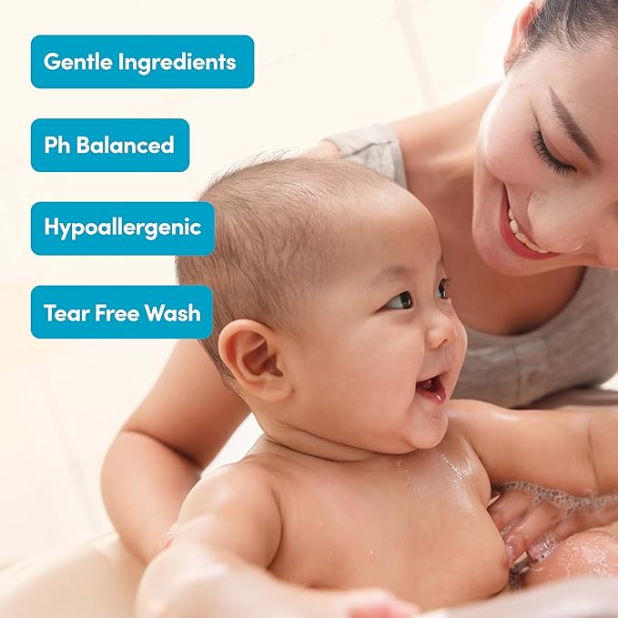 Aveeno Baby Welcome Little One Gift Set, Baby Skincare Set with Nourishing Baby Body Wash & Shampoo, Calming Bath Wash, All Over Baby Wipes, Daily Moisturizing Lotion, & Baby Balm, 5 Items-CubbioJoy