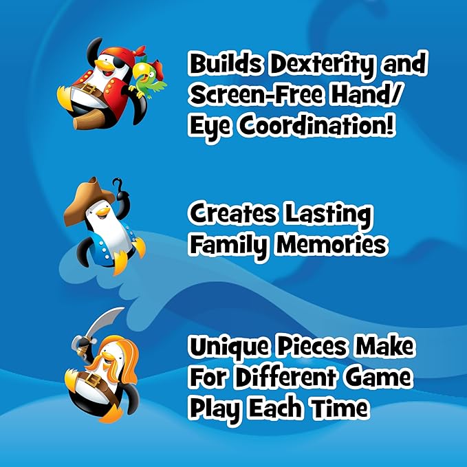 Don’t Rock the Boat Board Game - Kids Games, Family Games for Kids and Adults, Board Games for Family Night, Multi-Player Board Games, Builds Hand & Eye Coordination, Balancing Toy, Ages 5+-CubbioJoy