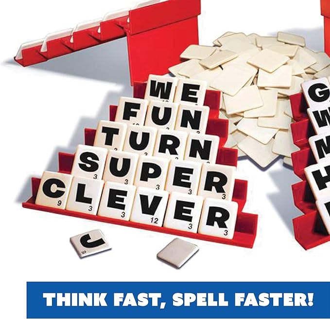 Dabble® Word Game | Fast-Paced Family Board Game | Enhances Spelling and Vocabulary for All Ages | Spell The First Five Words | Award-Winning and Educational Learning Game | Great Game for All Ages-CubbioJoy
