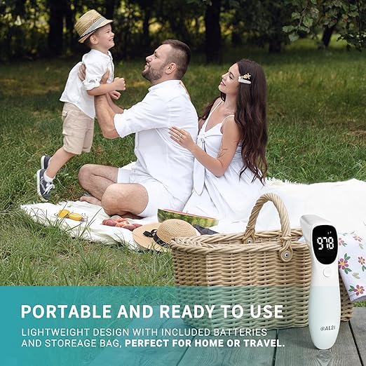 Dual Mode Thermometer for Adults, Kids, and Babies – Infrared Digital Forehead and Ear Thermometer, No Touch with Fever Alarm and Fast Results-CubbioJoy