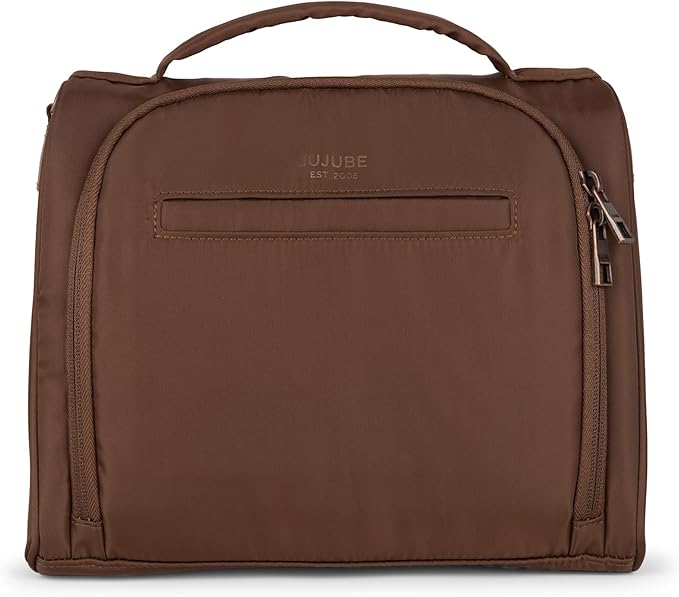 JuJuBe Insulated Bottle Bag, Breastmilk Storage Bag for Baby Bottles, Travel Insulated Lunch or Cooler with Handle, Waterproof Lining for Nursing, Milk, Food, Baby Formula, Snacks, Daycare, Espresso-CubbioJoy