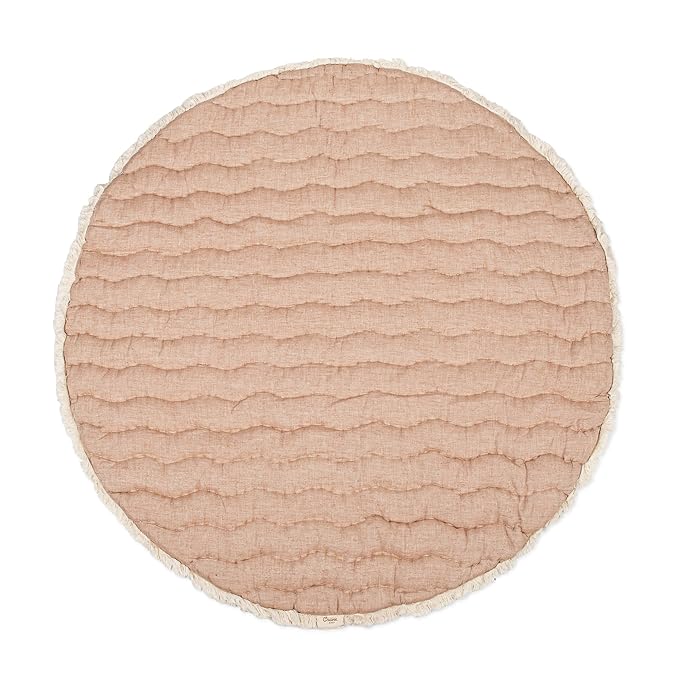 Crane Baby Baby Activity Mat, Woodland Animal Nursery Decor, Reversible Infant Play Mat for Tummy Time and Floor Activities, Infant Play Mat, 40" X 40"-CubbioJoy