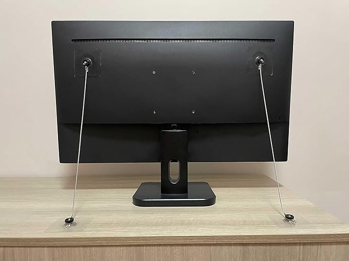 18 inches Stainless Steel Furniture Straps for Baby Proofing, No-Drill Furniture Anchors Earthquake Straps, Prevent Falling and Anti Tip TV Safety Straps, 6 Pcs-CubbioJoy