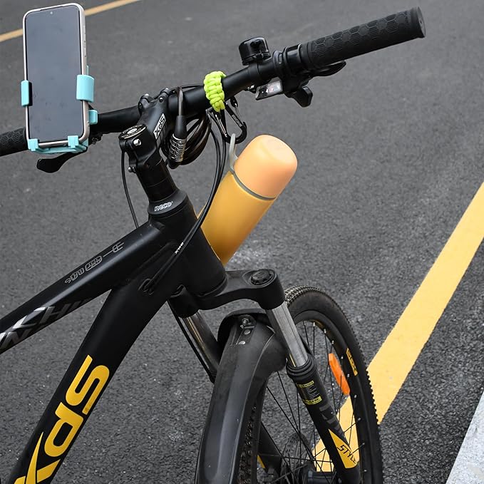 BRAVESHINE Paracord Keychain Carabiner Clip, D Ring Lanyard Hanger Stroller Hook for Water Bottle, Key, Backpacks, Men, Women-CubbioJoy