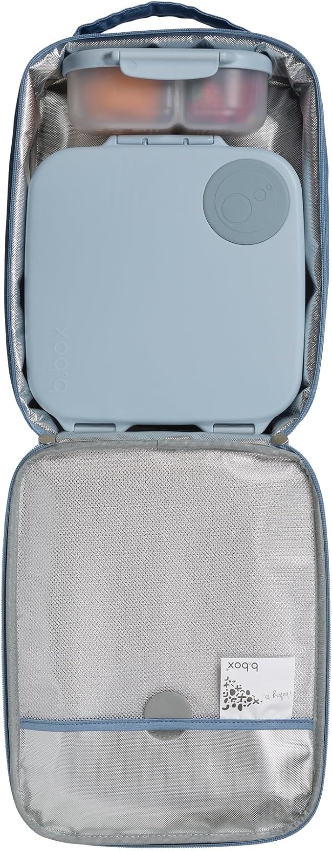 b.box Snack Containers for Kids, Toddler Snack Box Container, Reusable Small Bento Box for Lunch, School & Travel, Leak Proof, BPA free, Dishwasher Safe, Ages 4 months+ (Chill Out, 12oz capacity)-CubbioJoy