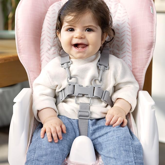 Ingenuity Trio Foldaway 6-in-1 Baby High Chair, 6 Ways to Use, Toddler Chair, Foldable Legs, 6M-5Y-CubbioJoy