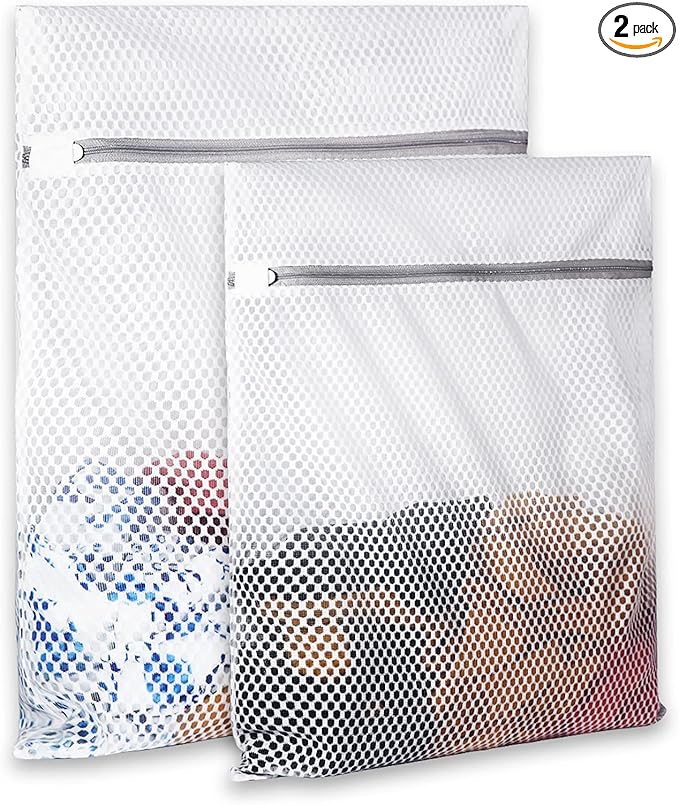 Delicates Laundry Bag - 2 Pack Durable Honeycomb Mesh Lingerie Wash Bag-CubbioJoy