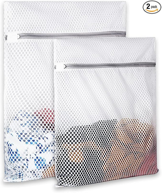 Delicates Laundry Bag - 2 Pack Durable Honeycomb Mesh Lingerie Wash Bag-CubbioJoy