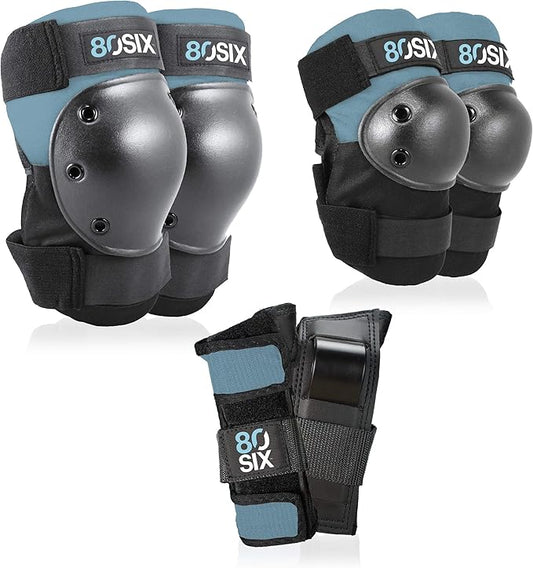 80Six Kids Multi-Sport Pad Set with Wristguards, Elbow Pads, and Knee Pads, Designed by Industry Leading Brand Triple 8-CubbioJoy