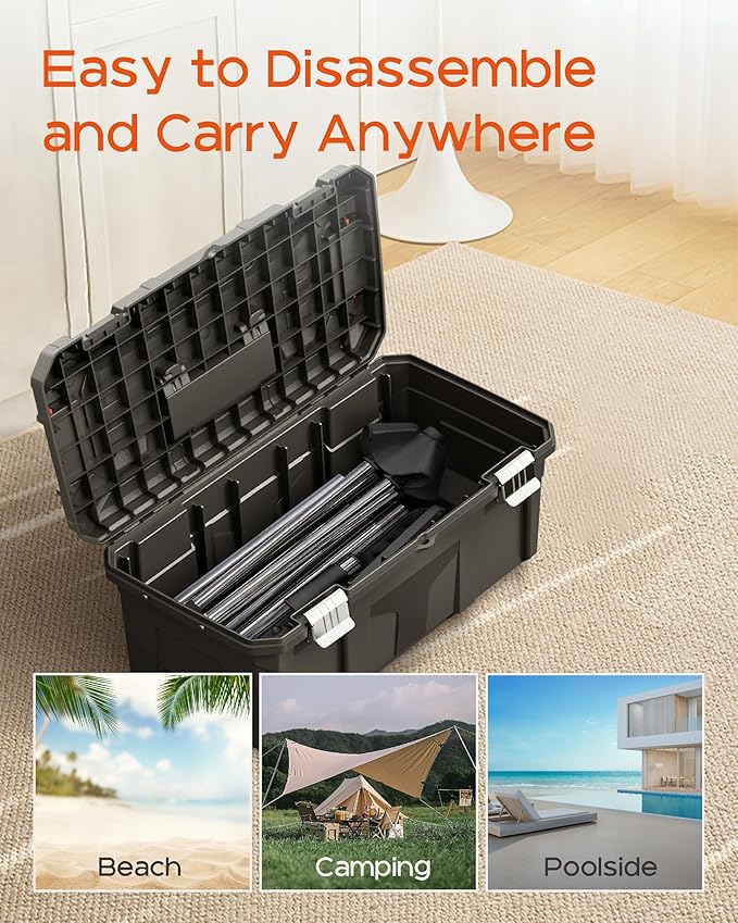 Clothes Drying Rack Foldable, 59 inch Tripod Laundry Drying Rack Indoor with Rotating Clothes Rail for 27 Pieces of Clothes, Space Saving, Stainless Steel, Black and Silver CDR001B01-CubbioJoy