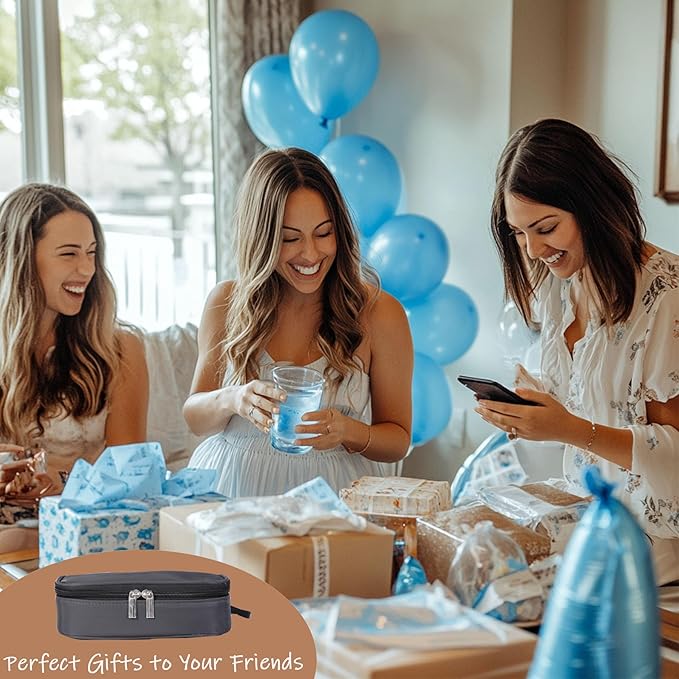 Insulated Breastmilk Cooler Bag with 2 Ice Packs - Breastmilk Cooler Organizer Bag for Daycare, Breastfeeding Mom Travel Outdoor-CubbioJoy