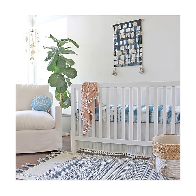 Crane Baby Brass-Finished Lunar Ceiling Hanging for Nursery, Lunar Nursery Decor for Boys and Girls, Ceiling Hanging for Kids Room, 6 X 6 X 36-CubbioJoy