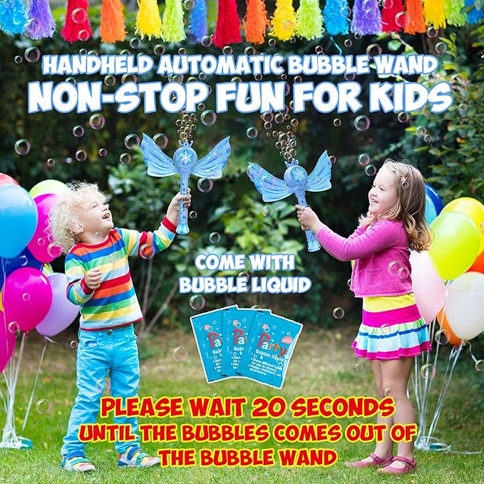 Bubble Machine for Kids, Automatic Electric Frozen Toys for Girls Princess Bubble Wand Maker Blower, Musical&Light Up Bubble Toys for Toddlers Outdoor, 3 4 5 6 7 8 Year Old Gifts-CubbioJoy