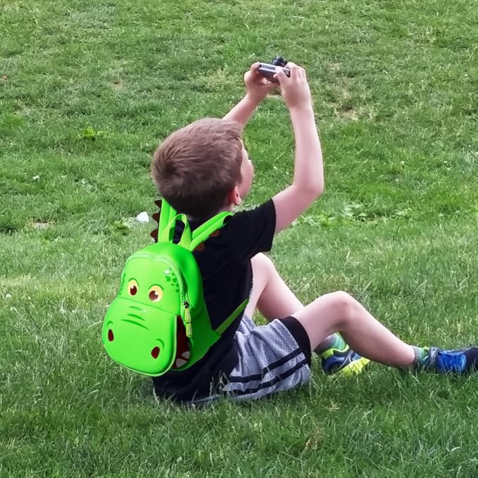 JiePai Dinosaur Toddler Backpack Hippo Kids Backpack Waterproof Cartoon Preschool-CubbioJoy