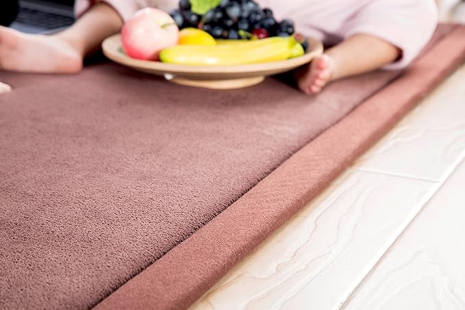 Children Play Mat, V-mix Handmade Weaving Plush Foam Play Crawling Rugs for Baby, Toddler, and Children Play Blanket, Yoga Mat, Exercise Mat-Cushy- Soft & Thick Hypoallergenic, Non-Toxic, Reversible-CubbioJoy