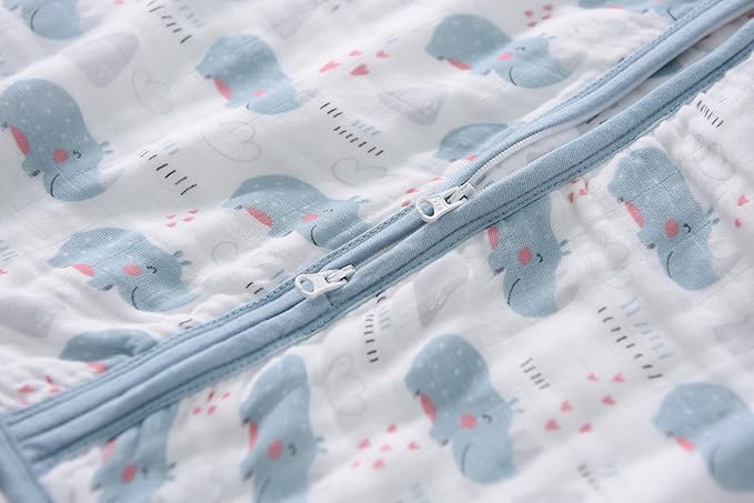 Baby Sleep Sack 2-4 T Boys & Girls Wearable Blanket 100% Organic Cotton 0.5 TOG Toddler Sleeping Sack 2- Way Zipper X-Large-CubbioJoy