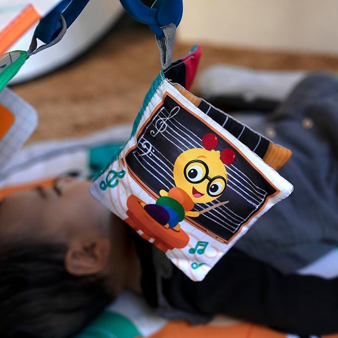 Baby Einstein 4-in-1 Kickin' Tunes Music and Language Play Gym and Piano Tummy Time Activity Mat-CubbioJoy