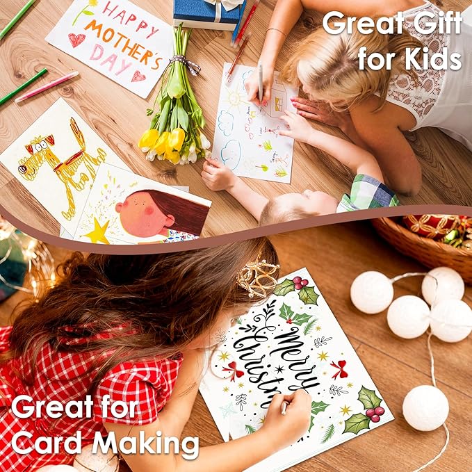 180 Sheets Sketch Paper, 9" x 12" Acid Free Artist Art Easel Drawing Painting Writing Sketching Book Paper Bulk, Study Essentials College Office School Supplies for Kids Students Adults Beginners-CubbioJoy