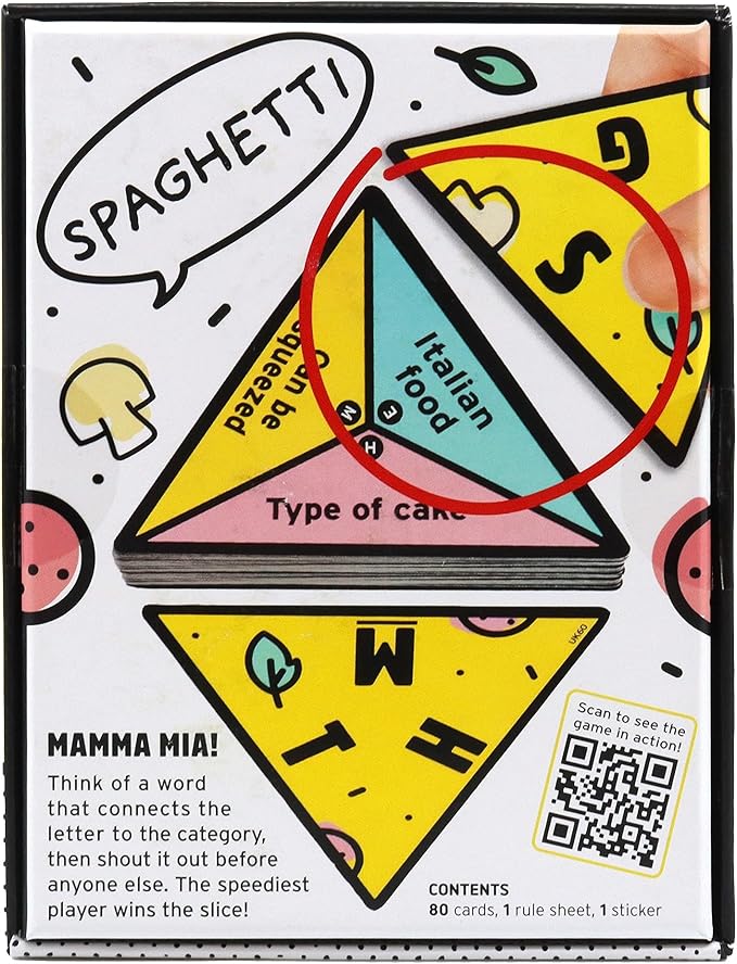 Big Potato P for Pizza: Family Card Game | Great for Adults and Kids | Perfect for The Holidays and Family Game Night | Compact Card Game-CubbioJoy