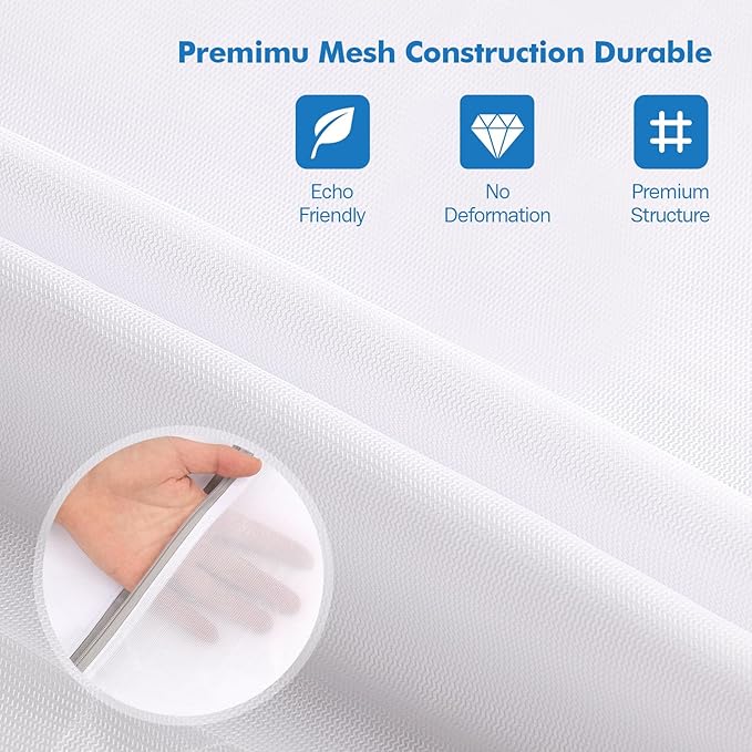 5Pcs Laundry Bags Mesh Wash Bags, Delicate Laundry Bags for Clothes, Hosiery, Underwear, Bed linen - 5 Size-CubbioJoy