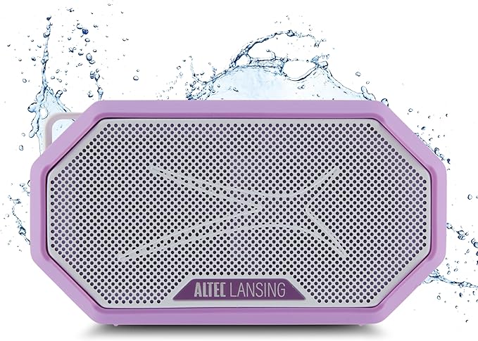Altec Lansing Portable Bluetooth Speaker HYDRAMINI 2.0, IP67 Waterproof, Portable Speaker, 12h Playtime, Wireless Pairing, USB-C Quick Charge, Magnetic Bluetooth, Voice Assistant Integration-CubbioJoy