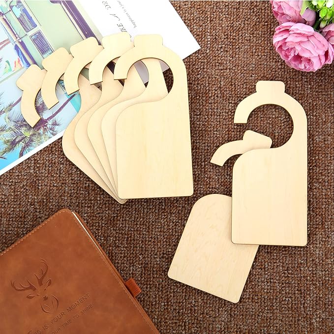 21 Pack Blank Clothing Rack Divider, Wooden Closet Size Divider, Closet Dividers Hanging Closet Dividers for Home Nursery Baby Clothes-CubbioJoy