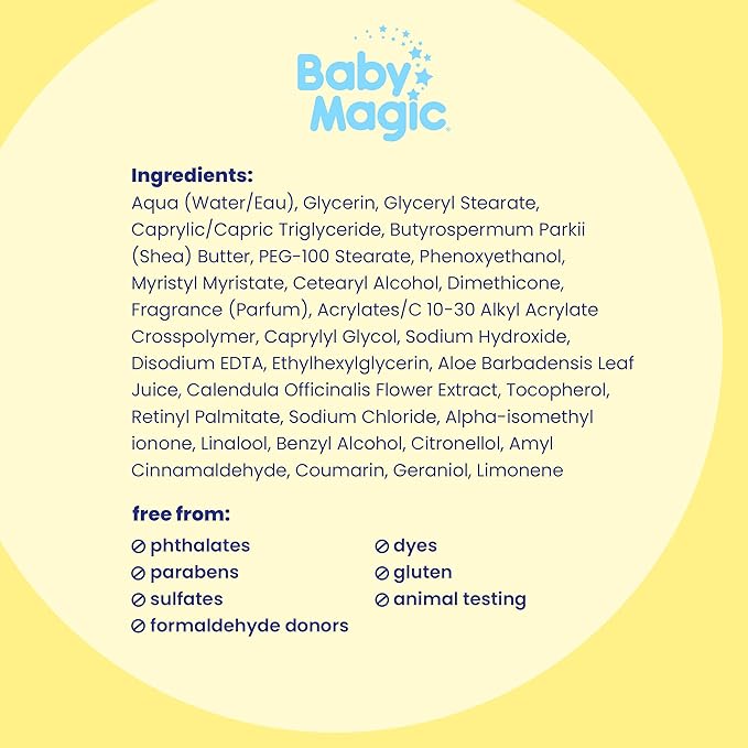 Baby Magic Creamy Whipped Butter | Helps Keep Skin Feeling Healthy and Baby Soft | Hypoallergenic | 8.4 fl oz.-CubbioJoy