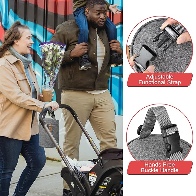 Accmor Breastmilk Cooler Bag, Insulated Baby Bottle Cooler Tote Bags for Nursing Mom Daycare-CubbioJoy