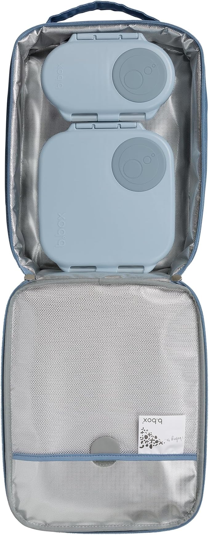 b.box Snack Containers for Kids, Toddler Snack Box Container, Reusable Small Bento Box for Lunch, School & Travel, Leak Proof, BPA free, Dishwasher Safe, Ages 4 months+ (Chill Out, 12oz capacity)-CubbioJoy