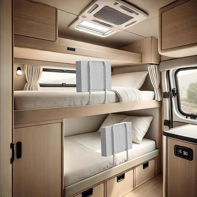 Bed Rail Bumpers for Toddlers, for Elderly Adults Safety, Bed Side Guard Rails for Kids, Twin，Queen & King Full Size Beds（Gray, 2 Packs）-CubbioJoy