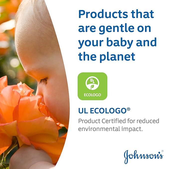 Johnson's Head-to-Toe Gentle Tear-Free Baby & Newborn Wash & Shampoo, Sulfate-, Paraben- Phthalate- & Dye-Free, Hypoallergenic Wash for Sensitive Skin & Hair, 27.1 fl. Oz-CubbioJoy