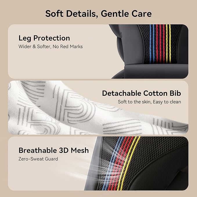 Baby Carrier with Hip Seat, BeBeBus 2-in-1 Ergonomic Newborn to Toddler Carrier up to 44 lbs, Detachable Hands-Free for Infant, All Season Forward-Facing Carry, Fits Waist Sizes up to 38 inch (Black)-CubbioJoy