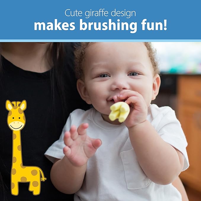 Dr. Brown's Infant-to-Toddler Toothbrush, Giraffe-CubbioJoy