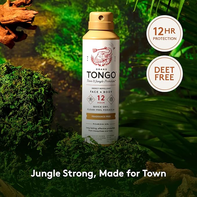 DEET-Free Insect Repellent, The 12 Hour Protection, DEET Alternative – Fragrance Free-CubbioJoy