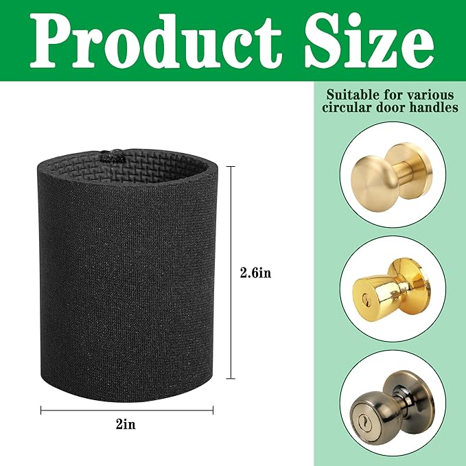 4PCS Round Door Handle Covers - Anti-Scald Door Knob Cushion Cover - Door Handle Protector for Summer and Winter-CubbioJoy