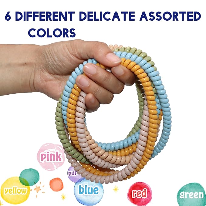 Chewy Necklace for Sensory Kids, 12 Pack Stretchy Fidget Bracelet Necklace for Boys with Autism ADHD SPD, Sensory Fidget for Kids 8-12 Reduce Biting Stress and Anxiety-CubbioJoy