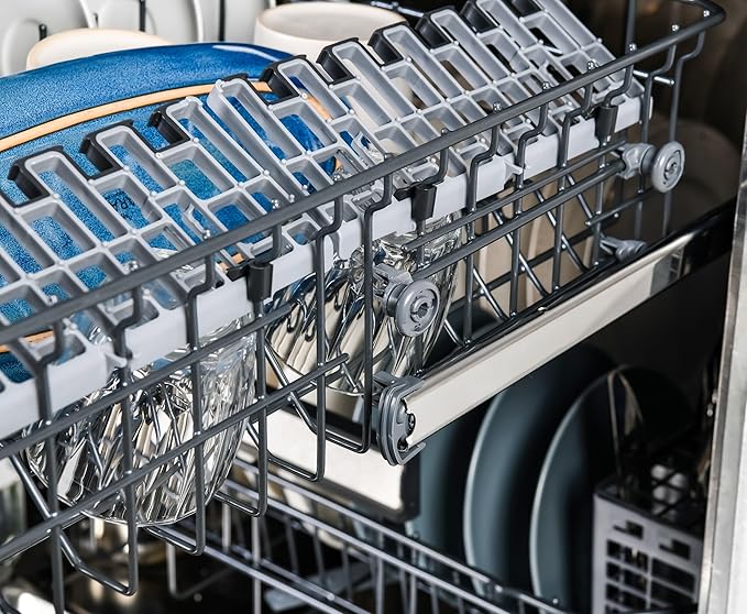 Kenmore 24" Built-in Stainless Steel Tub Dishwasher EasyFlex 3rd, SmartWash, UltraWash Plus, TurboDry, Adjustable Rack, Energy Star Certified, Fingerprint Resistant-CubbioJoy