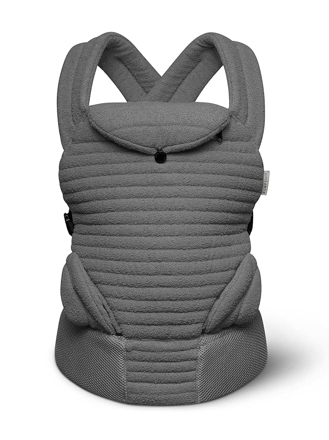 Bumpsuit Baby Carrier for Men Women Newborn to Toddler (7-45 lbs), Ergonomic Face-in & Face-Out Quilted Shell Baby Wearing Carrier with Pockets and Padded Cross Over Back Straps-CubbioJoy