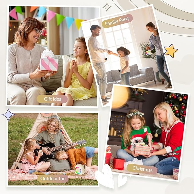 Karaoke Machine for Kids, Karaoke Gifts for Girls Ages 4, 5, 6, 7, 8, 9, 10, 12 +Year Old Birthday Party, 4-12 Years Old Christmas Toys Gift for Girls-CubbioJoy