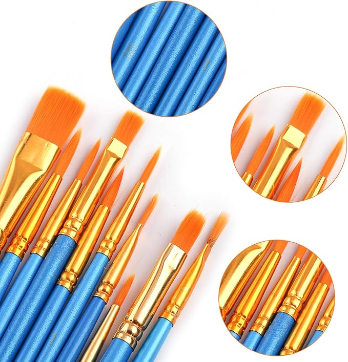 AROIC Watercolor Paint Set, 36-Color Watercolor Paint with 10 Brushes, Non-Toxic Washable Watercolors for Kids & Adults, Art Supplies for Painting, Drawing, DIY Crafts, School, Classroom, Artist Use-CubbioJoy