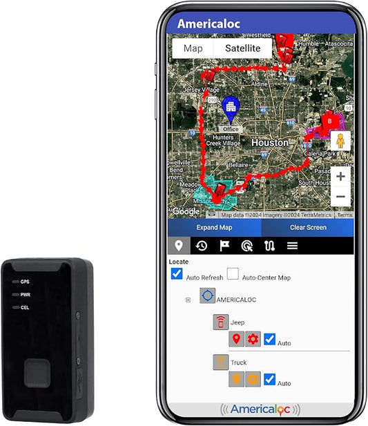 AMERICALOC GPS Tracker. GL300 MXW Series. No subscription required. Pay as you go. Magnet included.-CubbioJoy